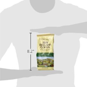 New England Coffee French Vanilla Decaffeinated Medium Roast Ground Coffee, 10oz Bag (Pack of 1)