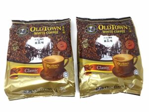 old town 3 in 1 classic white coffee, 21.2 ounce (2 pack)