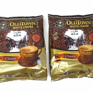 OLD TOWN 3 in 1 Classic White Coffee, 21.2 Ounce (2 Pack)