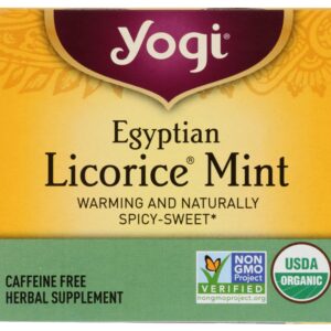 Yogi Tea, Egyptian Licorice Mint, 16 Count