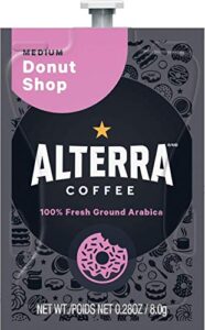alterra coffee donut shop blend single serve freshpacks for mars drinks flavia brewer, 20 packets