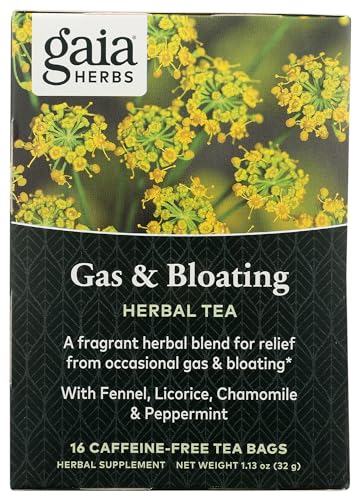 GAIA HERBS Gas Bloating Tea, 16 CT