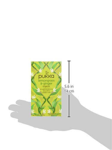 PUKKA Organic Lemongrass Ginger Tea, 20 CT