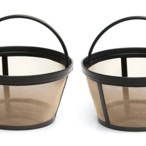 4-Cup Basket Style Permanent Coffee Filters for Mr. Coffee 4 Cup Coffeemakers, Set of 2 (2.9IN)