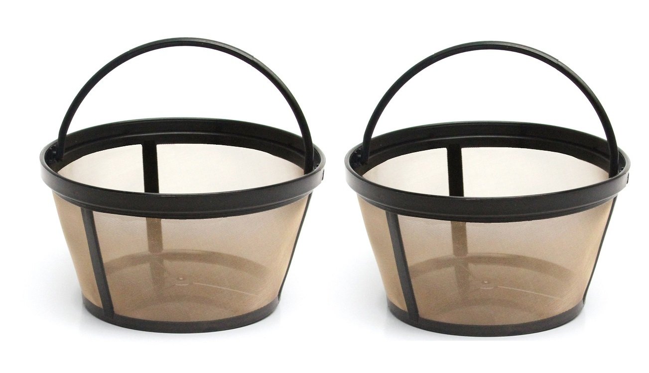 4-Cup Basket Style Permanent Coffee Filters for Mr. Coffee 4 Cup Coffeemakers, Set of 2 (2.9IN)