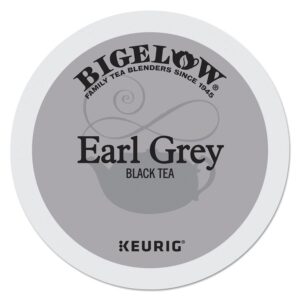 bigelow k-cup for keurig brewers, earl grey tea, 24 count (pack of 4)