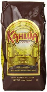 kahlua gourmet ground coffee, original, 12 ounce (pack of 2)