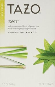 tazo zen green tea 2-pack;40 tea bags