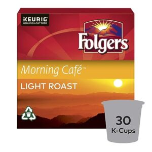 folgers morning café k-cup coffee pods 30 k-cup pods