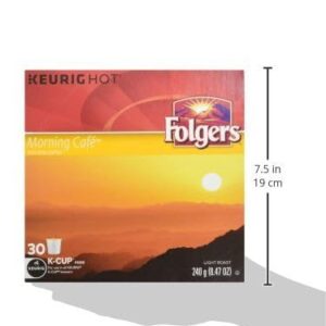 Folgers Morning Café K-Cup Coffee Pods 30 K-Cup Pods
