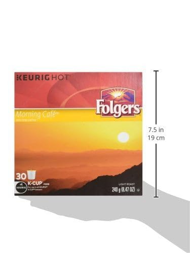Folgers Morning Café K-Cup Coffee Pods 30 K-Cup Pods