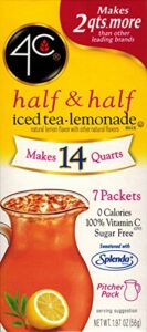 4c totally light half & half iced tea.lemonade, 7-count packets (pack of 4)