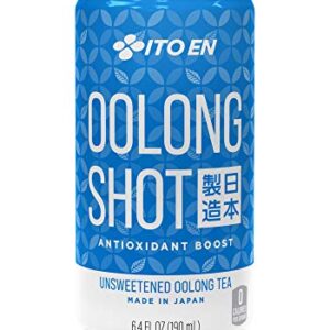 Shot 6.4 Ounce Unsweetened Zero Calories, Caffeinated Oolong 6.4 Fl Oz (Pack of 30) 192.0 Fl Oz