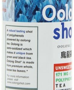 Shot 6.4 Ounce Unsweetened Zero Calories, Caffeinated Oolong 6.4 Fl Oz (Pack of 30) 192.0 Fl Oz