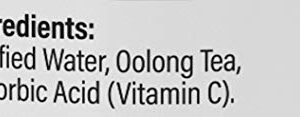 Shot 6.4 Ounce Unsweetened Zero Calories, Caffeinated Oolong 6.4 Fl Oz (Pack of 30) 192.0 Fl Oz