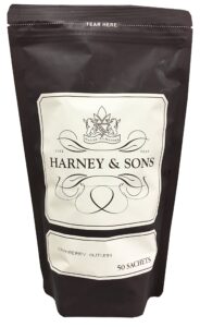 harney & sons cranberry autumn, fruity black tea, cranberry & orange flavors, 50 count