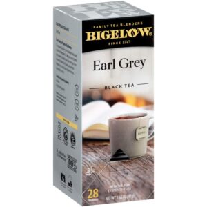 Bigelow Earl Grey Tea Bags 28-Count Box (Pack of 3) Black Tea Bags with Oil of Bergamot All Natural Gluten Free Rich in Antioxidants