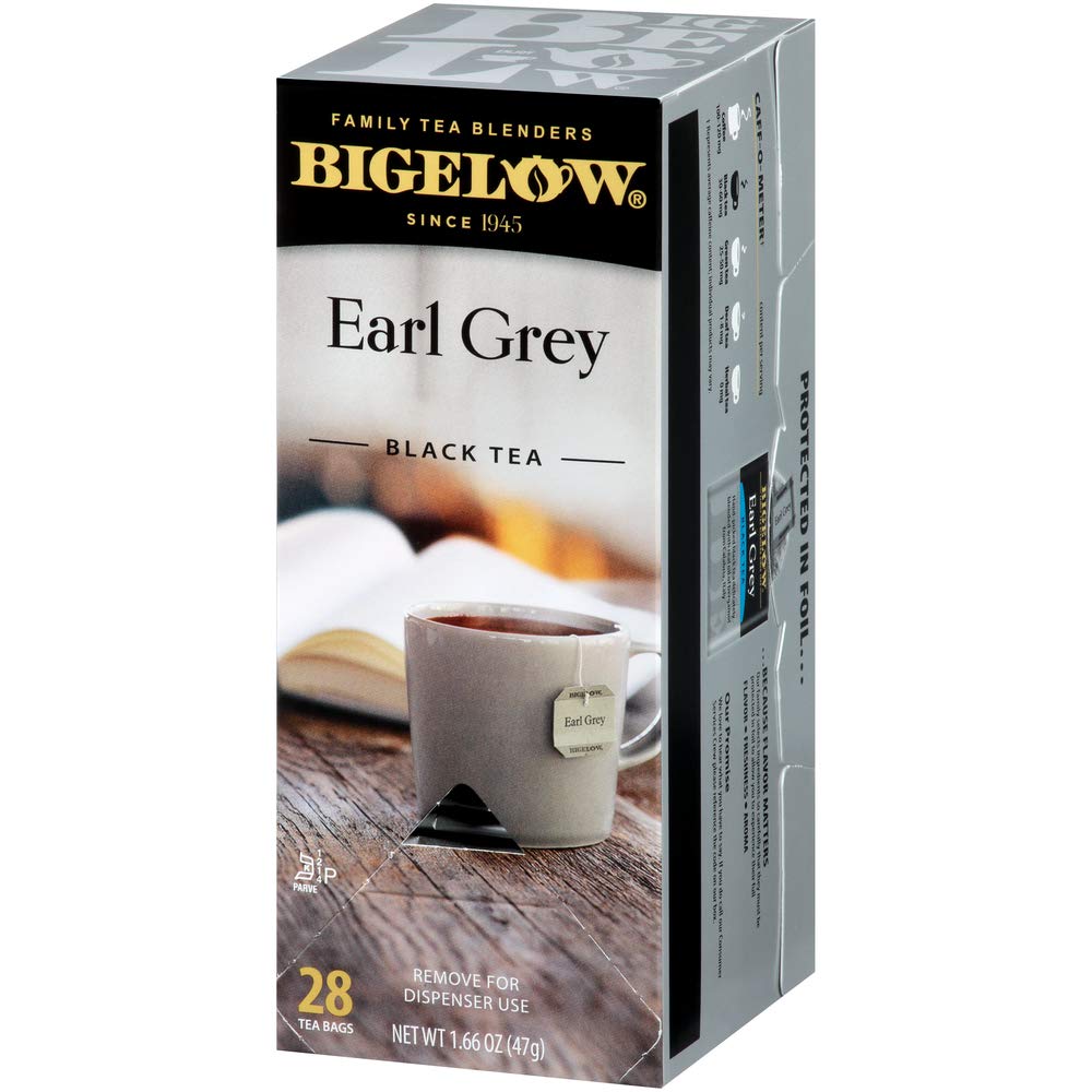 Bigelow Earl Grey Tea Bags 28-Count Box (Pack of 3) Black Tea Bags with Oil of Bergamot All Natural Gluten Free Rich in Antioxidants