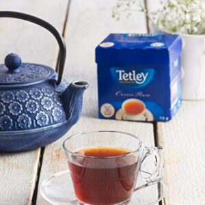 Tetley Orange Pekoe Tea, 144 Count Tea Bags, 454g/1lb, (Imported from Canada}