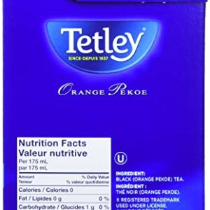 Tetley Orange Pekoe Tea, 144 Count Tea Bags, 454g/1lb, (Imported from Canada}