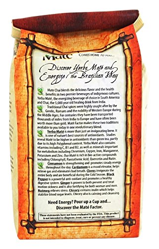 Mate Factor Yerba Organic Chai Loose, 12 Ounce