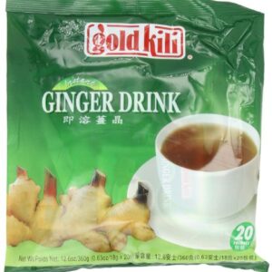 Gold Kili All Natural Instant Caffeine-free Ginger Drink, 20-Count Bags (Pack of 3)