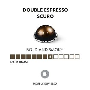 Nespresso Capsules VertuoLine, Odacio and Double Espresso Scuro Coffee Pods, 30 + 30 Count