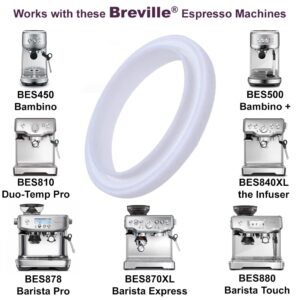 54mm Silicone Steam Ring Seal - Group Head Gasket Replacement - Compatible with Breville Espresso Machines Barista Express BES870XL, BES860XL, BES840XL, BES810BSS, BES450, BES500, BES878 & BES880