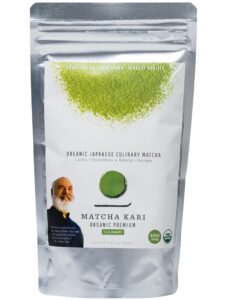 dr. weil matcha kari - organic matcha green tea powder - 100 grams - japanese culinary grade matcha