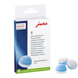 Jura Claris Blue Water Filter Cartridges (x3) and Cleaning Tablets (6 Tabletts) Combo Pack