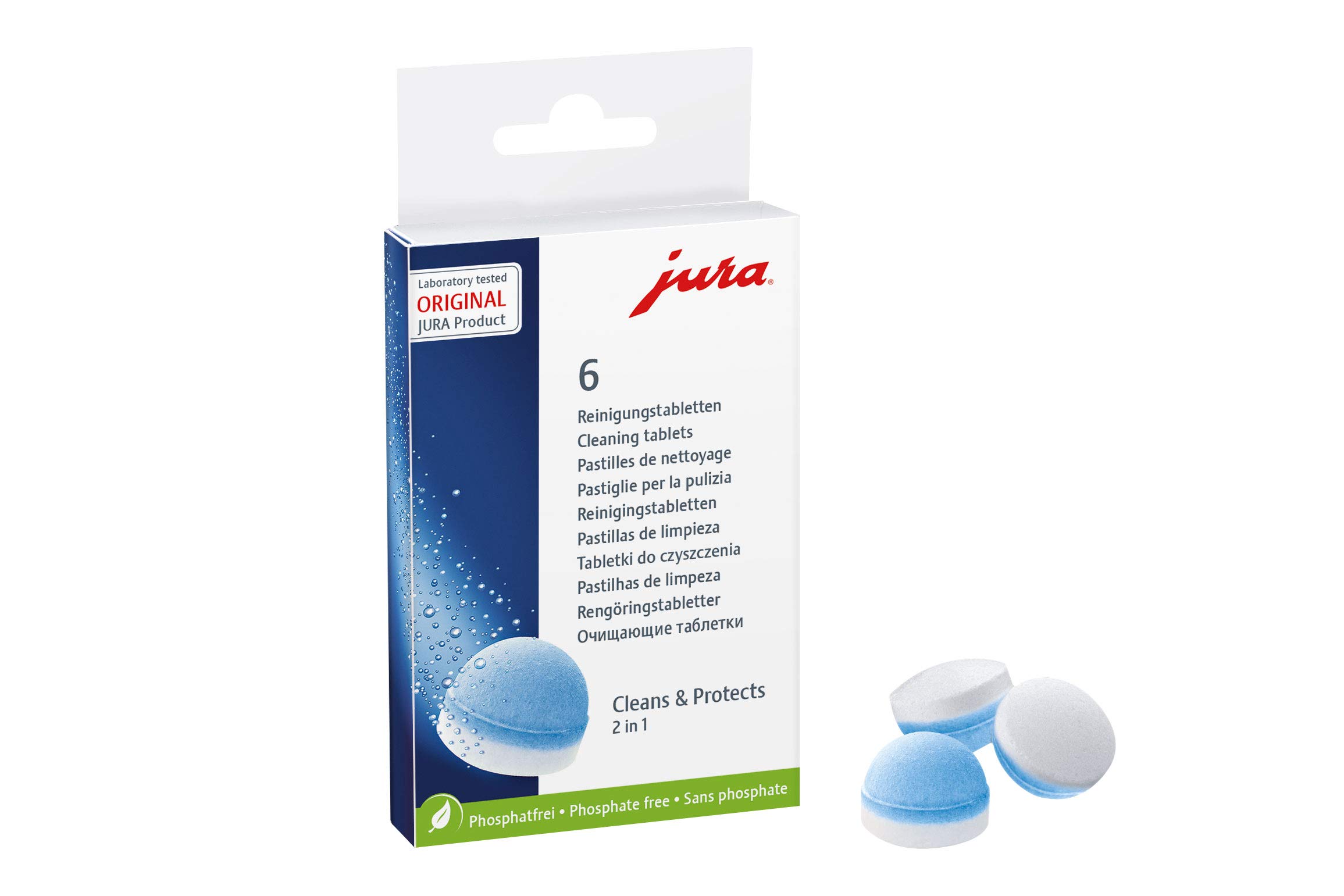 Jura Claris Blue Water Filter Cartridges (x3) and Cleaning Tablets (6 Tabletts) Combo Pack