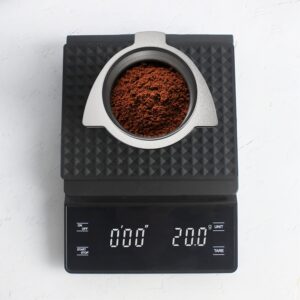 Portafilter Dosing Cup Espresso Coffee Accessrioes Compatible with 54mm Breville Portafilter and All 54mm Size Portafilter Matte Silver