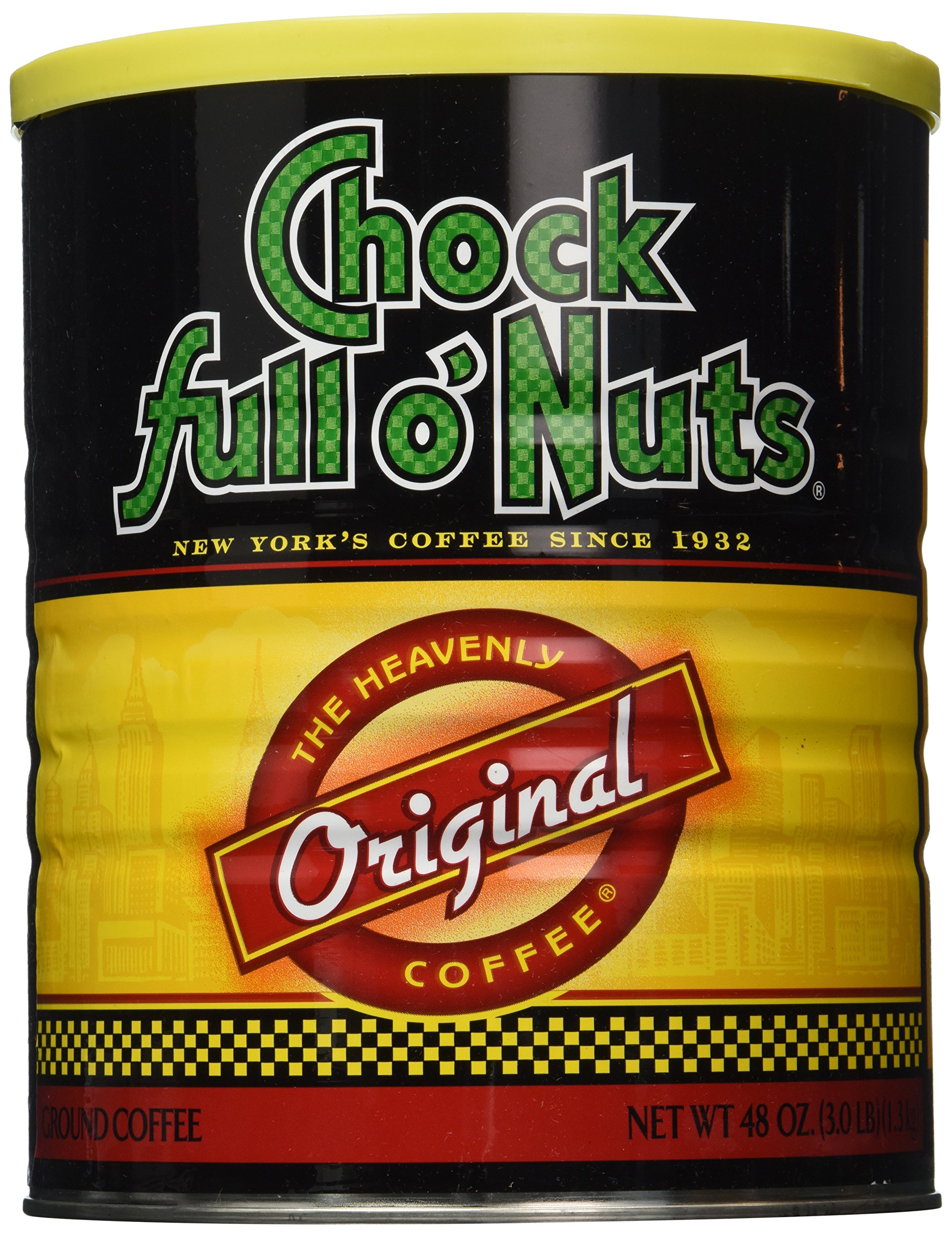 Chock Full O' Nuts Heavenly Original - 48 Oz. Pack of 3