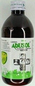 ajanta, adusol ayurvedic compound with tulsi, 200 milliliter(ml)