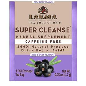 Lakma Super Cleanse Tea with Acai Berry - 25 Tea Bags