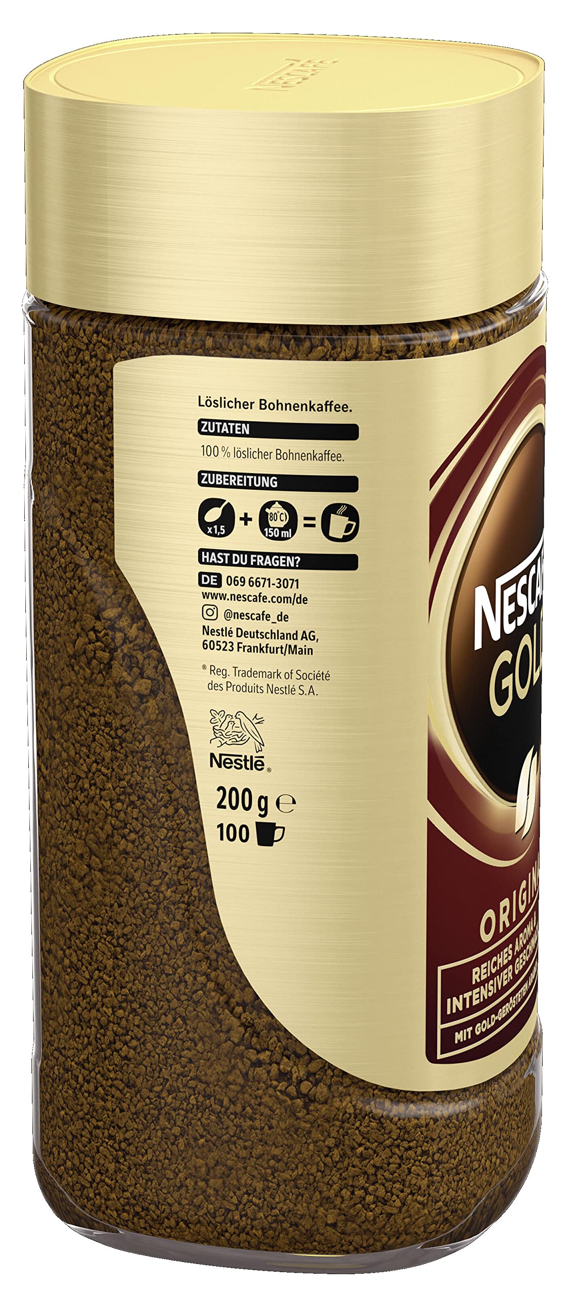 Nescafé Gold Original 200g/7oz, Original, 7 Ounce