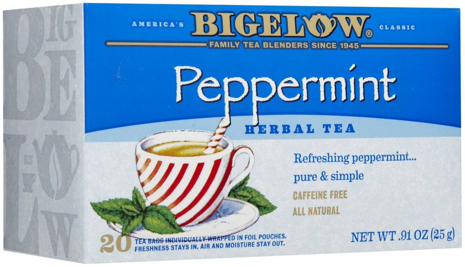 Bigelow Peppermint Tea Bags - 20 ct