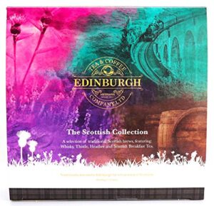 edinburgh tea & coffee company, the scottish collection 4-flavor variety pack, 40-count tea sachets