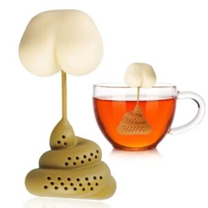 unique cute tea infusers for loose tea funny, silicone tea strainers & filters, reusable loose leaf tea steeper small, zuofang