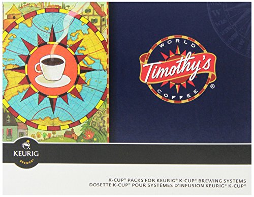 Timothy's World Coffee Rainforest Espresso K-Cup, 24 Count (Pack of 2)