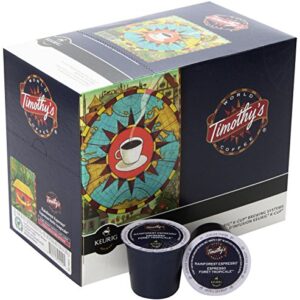 Timothy's World Coffee Rainforest Espresso K-Cup, 24 Count (Pack of 2)