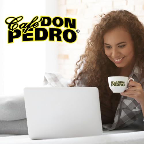 Cafe Don Pedro American Roast Naturally Low Acid Coffee - Large Can - Coffee Grounds for Sensitive Stomachs - Delicious Medium Roast Stone Ground Coffee