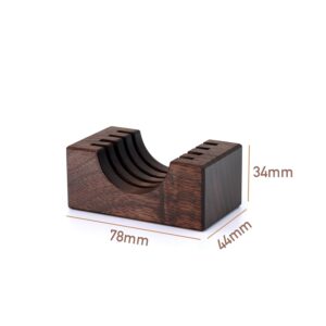 Handmade Puck Screen Stand ONLY | Walnut Holder for 4 Puck Screen | 4 Slots Puck Screen (53mm - 58.5mm)