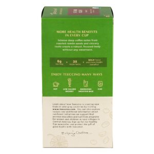 Teeccino French Roast Herbal Tea - Rich & Roasted Herbal Tea That’s Caffeine Free & Prebiotic for Natural Energy, Coffee Alternative, 25 Tea Bags (Pack of 3)