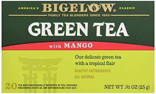 Bigelow Tea Green Tea with Mango, 20 ct