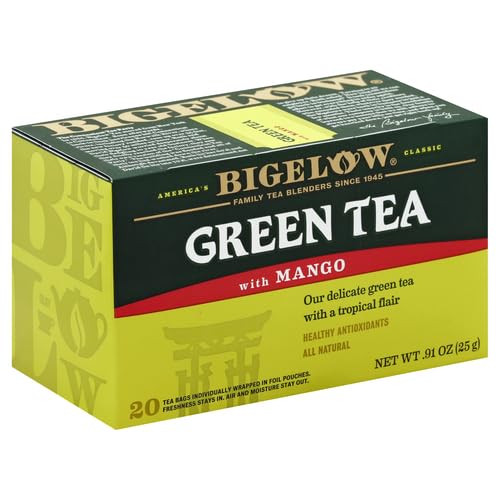Bigelow Tea Green Tea with Mango, 20 ct
