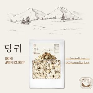 Adderenity Dried Angelica Root 2oz (57g) Dong Quai Dried Cut Root Good Flavor Tea 100% Natural Angelica Sinensis Herbal Tea 當歸 당귀