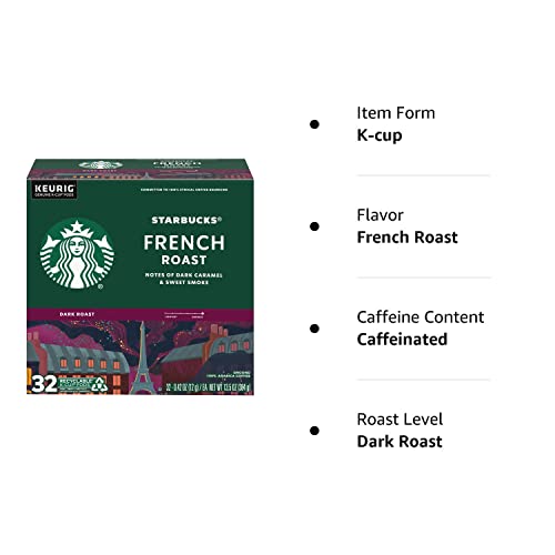 Starbucks French Roast K-Cup Packs, 32-count