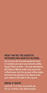 Eight O'Clock Coffee Barista Blends Caffe Americano, 11 Ounce, Mild Espresso, Medium Bodied Balanced Flavor