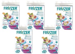 fruzer mini disposable fruit infuser bags (5 pk, each 8 bags) total 40 bags - refreshing & beneficial - clear & bpa-free